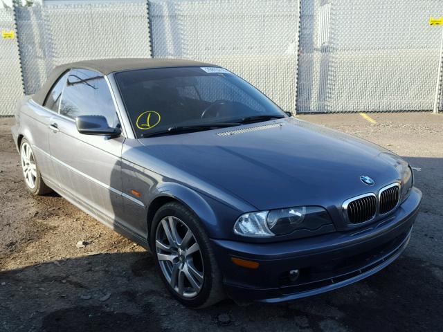 WBABS334X1JY57955 - 2001 BMW 325 CI BLUE photo 1