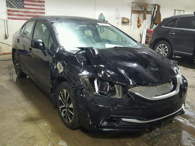 19XFB2F88DE081419 - 2013 HONDA CIVIC EX შავი ფოტო 1