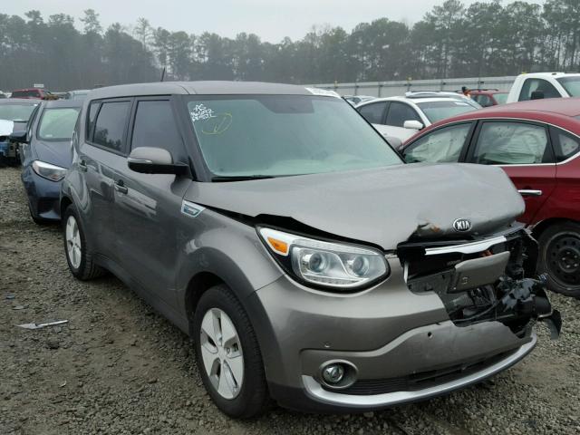 KNDJX3AE0F7003623 - 2015 KIA SOUL EV GRAY photo 1