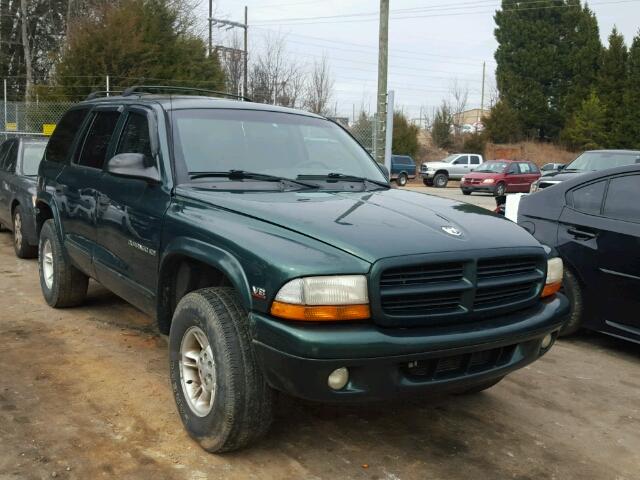 1B4HS28N4YF123265 - 2000 DODGE DURANGO GREEN photo 1