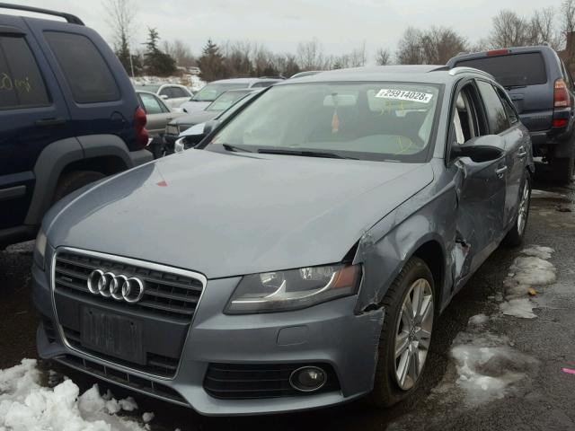 WAUSFAFLXAA076980 - 2010 AUDI A4 PREMIUM GRAY photo 2