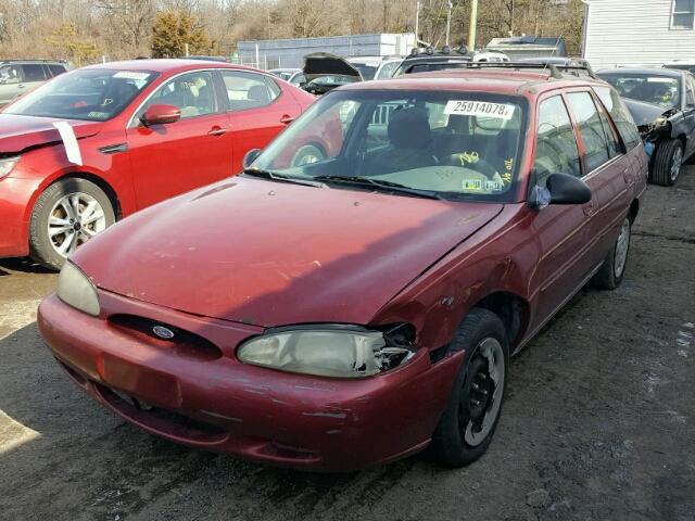 1FAFP15PXWW185686 - 1998 FORD ESCORT SE RED photo 2