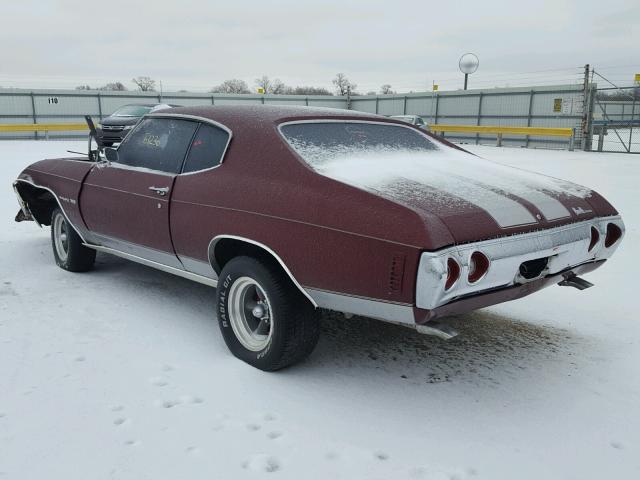 136371K209424 - 1971 CHEVROLET CHEVELLE PURPLE photo 3