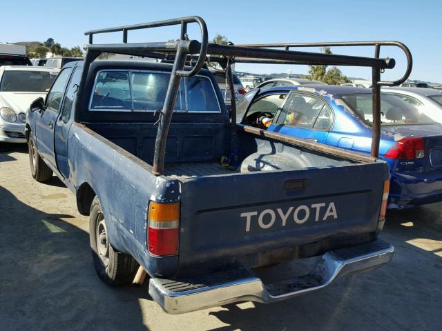 JT4RN93P8K0011370 - 1989 TOYOTA PICKUP 1/2 BLUE photo 3