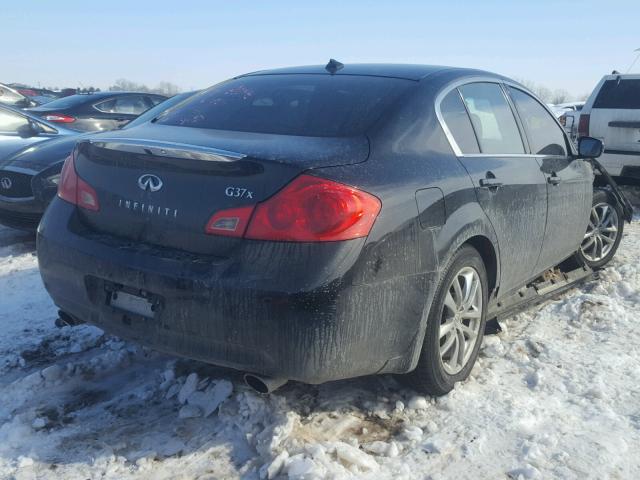 JNKCV61F99M355404 - 2009 INFINITI G37 BLACK photo 4