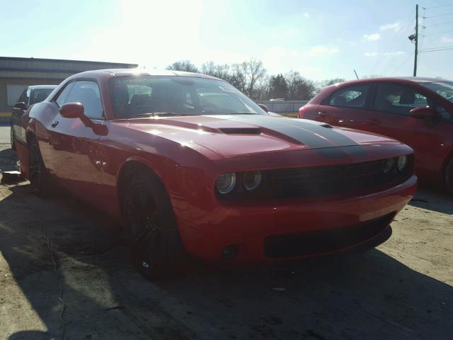 2C3CDZAG3GH345065 - 2016 DODGE CHALLENGER RED photo 1