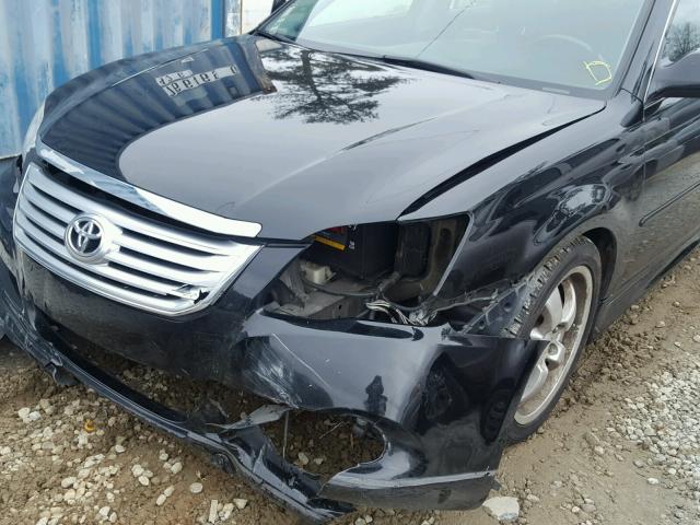 4T1BK3DB0AU365834 - 2010 TOYOTA AVALON XL BLACK photo 9