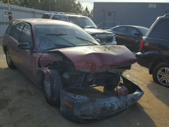 1G8ZH8289TZ291724 - 1996 SATURN SW1 BURGUNDY photo 1