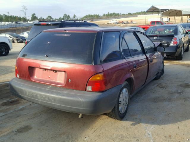 1G8ZH8289TZ291724 - 1996 SATURN SW1 BURGUNDY photo 4