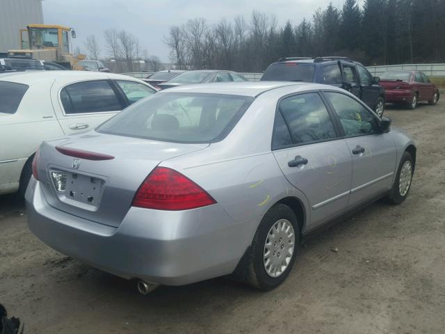 1HGCM56157A214924 - 2007 HONDA ACCORD VAL SILVER photo 4