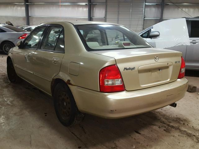 JM1BJ225521578408 - 2002 MAZDA PROTEGE DX TAN photo 3