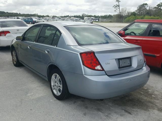 1G8AJ52F53Z138689 - 2003 SATURN ION LEVEL BLUE photo 3