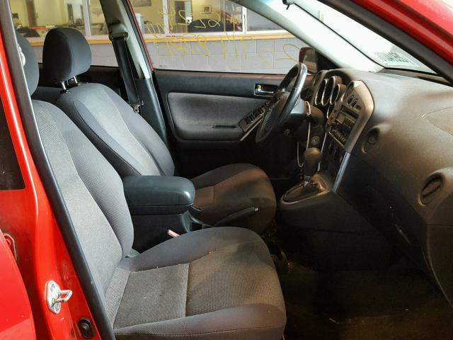 2T1KR32E13C092710 - 2003 TOYOTA COROLLA MA RED photo 5