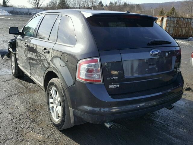 2FMDK48C47BB69153 - 2007 FORD EDGE SEL CHARCOAL photo 3