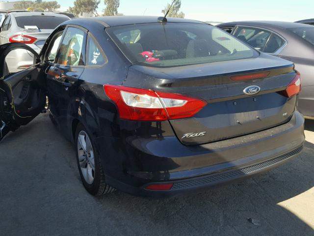 1FADP3F26DL170929 - 2013 FORD FOCUS SE BLACK photo 3