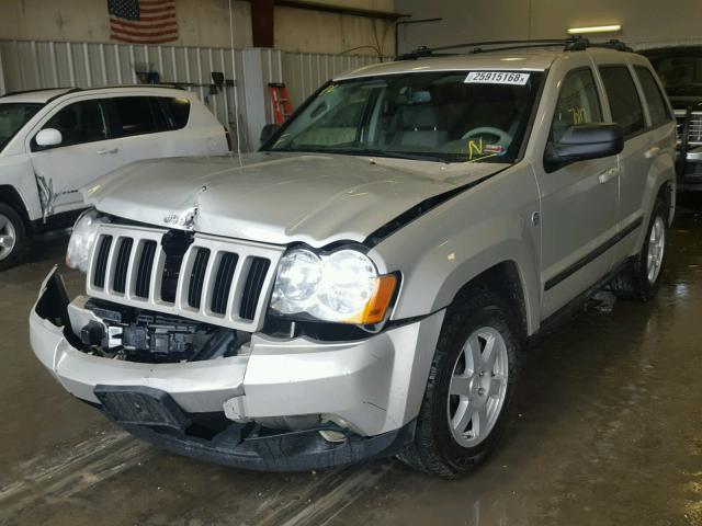 1J8HR48P49C542563 - 2009 JEEP GRAND CHER TAN photo 2