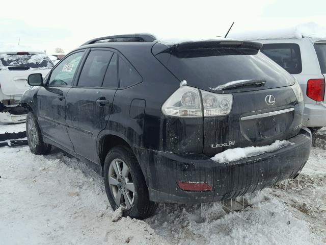 2T2HK31U17C012198 - 2007 LEXUS RX 350 BLACK photo 3