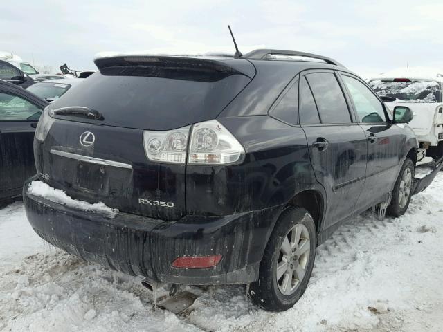 2T2HK31U17C012198 - 2007 LEXUS RX 350 BLACK photo 4