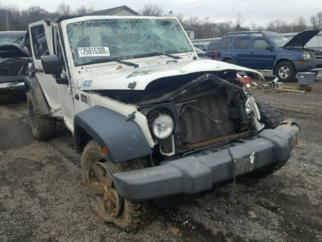1J4GA39198L615224 - 2008 JEEP WRANGLER U WHITE photo 1