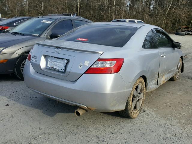 2HGFG12857H581582 - 2007 HONDA CIVIC EX SILVER photo 4