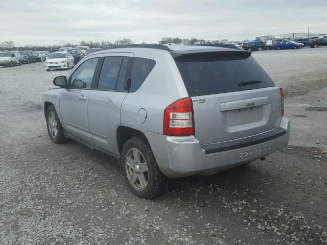 1J4NT4FAXAD659454 - 2010 JEEP COMPASS SP SILVER photo 3