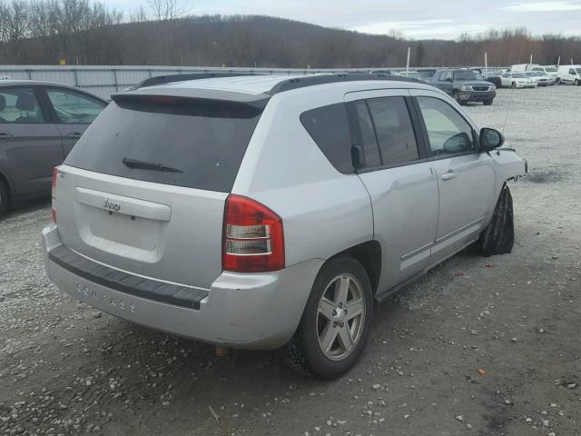 1J4NT4FAXAD659454 - 2010 JEEP COMPASS SP SILVER photo 4