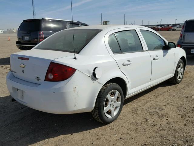 1G1AK55FX77102456 - 2007 CHEVROLET COBALT LS WHITE photo 4