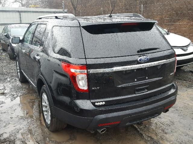 1FM5K8D83FGB63770 - 2015 FORD EXPLORER X BLACK photo 3