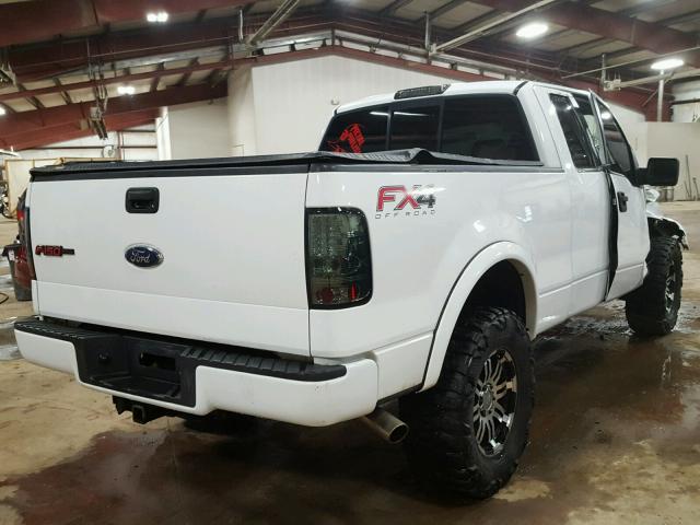 1FTPX14V37FA28324 - 2007 FORD F150 WHITE photo 4