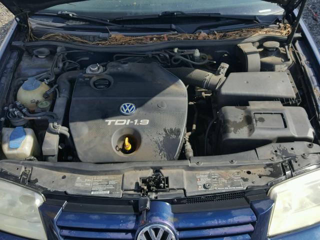 3VWSP69M52M041962 - 2002 VOLKSWAGEN JETTA GLS BLUE photo 7