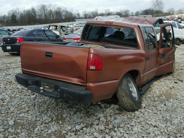 1GCDT13X43K152461 - 2003 CHEVROLET S TRUCK S1 BROWN photo 4