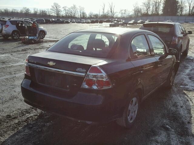 KL1TD56617B138307 - 2007 CHEVROLET AVEO BASE CHARCOAL photo 4