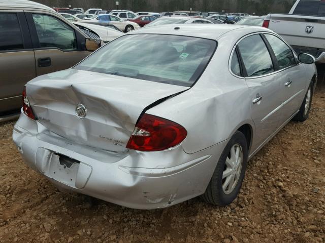 2G4WD532651213017 - 2005 BUICK LACROSSE C SILVER photo 4