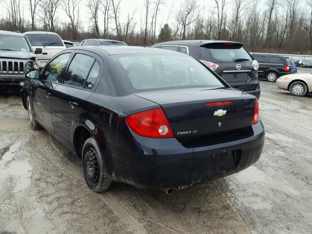 1G1AF5F59A7213968 - 2010 CHEVROLET COBALT 2LT BLACK photo 3