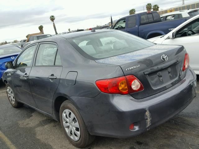 1NXBU4EE1AZ311161 - 2010 TOYOTA COROLLA BA CHARCOAL photo 3