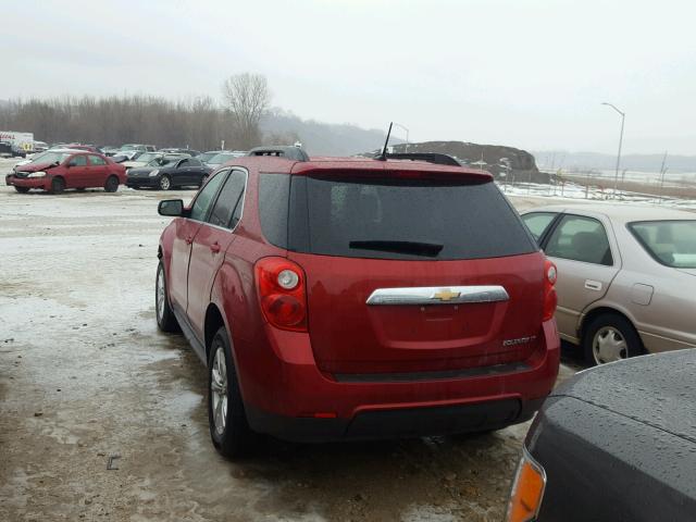 2GNALPEK6D6389004 - 2013 CHEVROLET EQUINOX LT RED photo 3