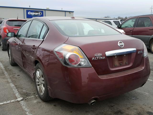 1N4AL2AP1AN532788 - 2010 NISSAN ALTIMA BAS MAROON photo 3