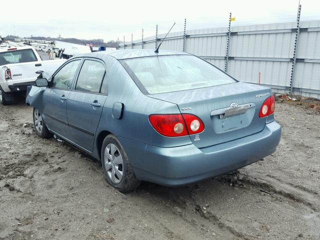 1NXBR32E57Z808237 - 2007 TOYOTA COROLLA CE BLUE photo 3