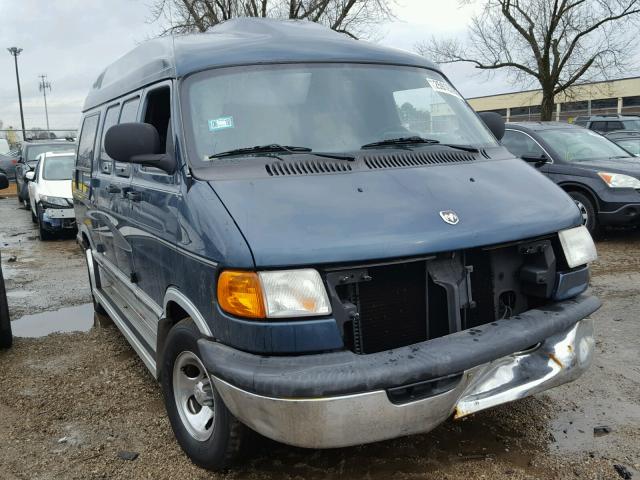 2B6HB11Y61K537287 - 2001 DODGE RAM VAN B1 GREEN photo 1