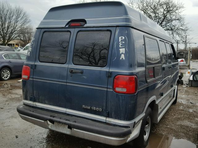 2B6HB11Y61K537287 - 2001 DODGE RAM VAN B1 GREEN photo 4