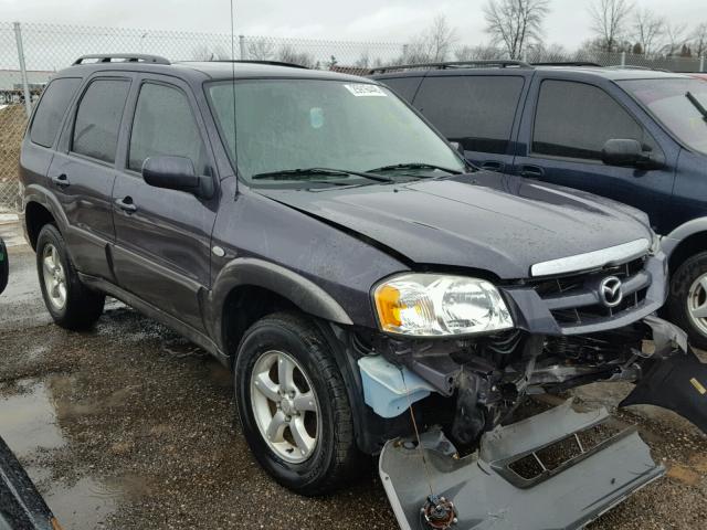 4F2YZ96196KM34220 - 2006 MAZDA TRIBUTE S BLUE photo 1