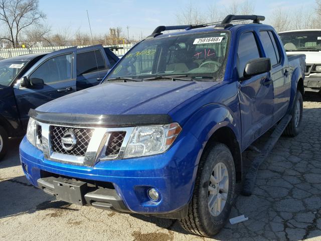 1N6AD0EV3FN760137 - 2015 NISSAN FRONTIER S BLUE photo 2