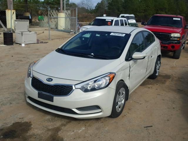 KNAFK4A60F5293342 - 2015 KIA FORTE LX TAN photo 2