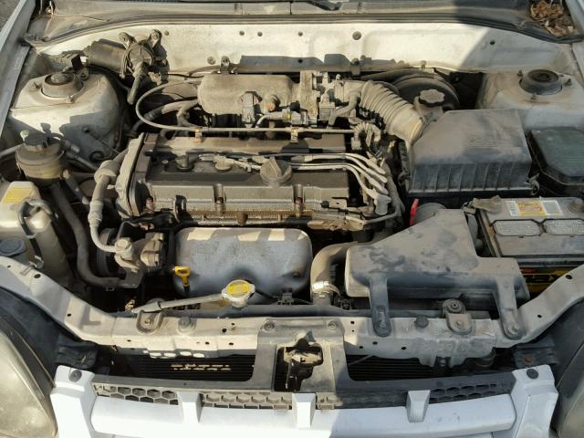 KMHCG35C45U327638 - 2005 HYUNDAI ACCENT GS SILVER photo 7