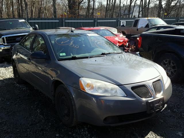 1G2ZF57B784106464 - 2008 PONTIAC G6 VALUE L GRAY photo 1