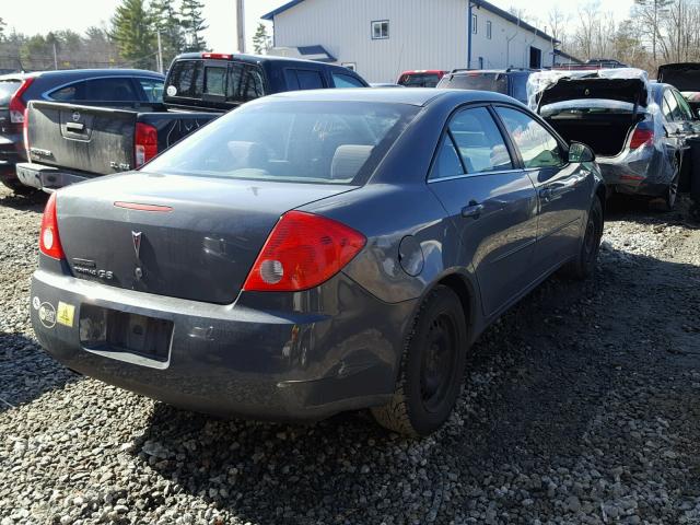 1G2ZF57B784106464 - 2008 PONTIAC G6 VALUE L GRAY photo 4