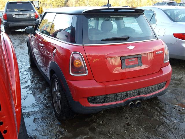 WMWMF73548TT92858 - 2008 MINI COOPER S RED photo 3