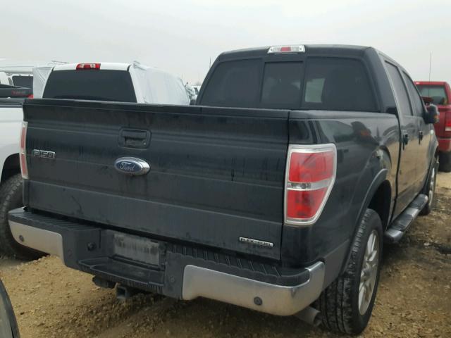 1FTFW1CF2BFC04961 - 2011 FORD F150 SUPER BLACK photo 4