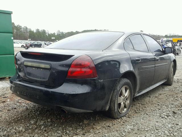 2G2WP522251305632 - 2005 PONTIAC GRAND PRIX BLACK photo 4