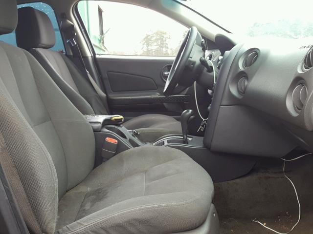 2G2WP522251305632 - 2005 PONTIAC GRAND PRIX BLACK photo 5